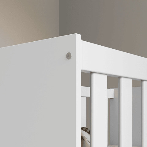 ♻️ Cuna Madera New Zupi Blanca - Productos con Detalles ♻️