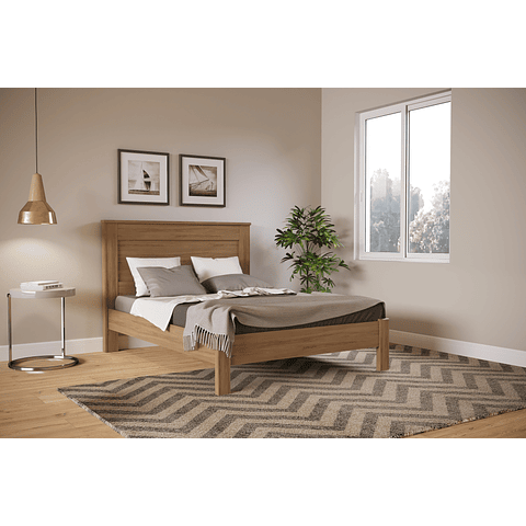 Cama 2 Plazas Munique Hanover,"PRODUCTO CON DETALLE"