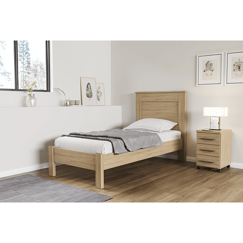 ♻️ Cama 1 Plaza Munique Hanover - Productos con Detalles ♻️