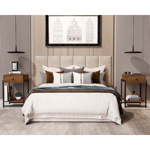 Velador industrial canela,"PRODUCTO CON DETALLE"