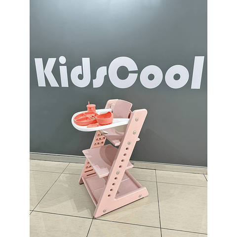 ♻️ Silla De Comer Milano Rosada - Productos con Detalles ♻️