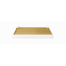 Repisa Duetto Roble Blanco