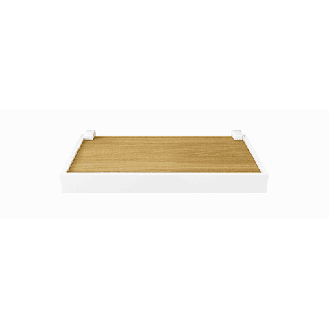 Repisa Duetto Roble Blanco