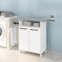 Mueble De Planchado Blanco Cinza,"PRODUCTO CON DETALLE"