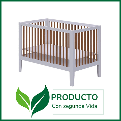 ♻️ Cuna Sognare Practic Blanca/Miel - Productos con Detalles ♻️