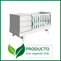 ♻️ Cuna 3 En 1 Noah Blanco Opaco - Productos con Detalles ♻️