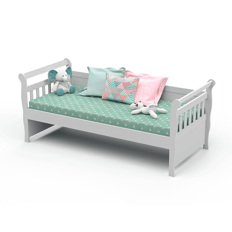 Cama Cuja Blanca Julia ,"PRODUCTO CON DETALLE"