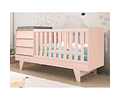Cuna 3 En 1 Noah Rosado Opaco,