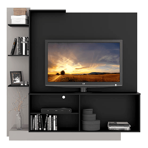 Rack Tv Verona Negro/Fume ,"PRODUCTO CON DETALLE"