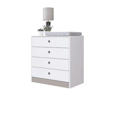 Cómoda infantil 4 cajones Amore,"PRODUCTO CON DETALLE"