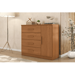 Comoda Con Puerta Caramelo Mate,"PRODUCTO CON DETALLE"