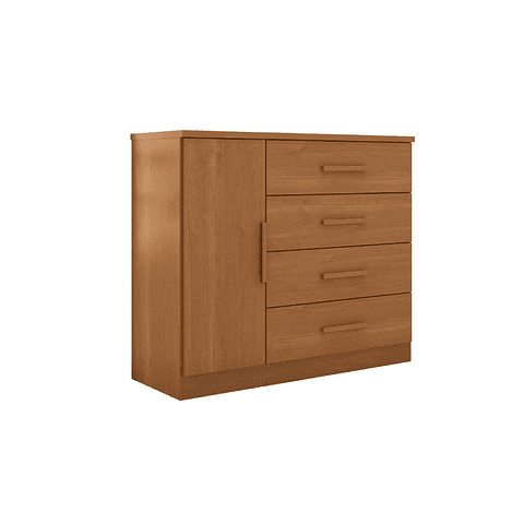 Comoda Con Puerta Caramelo Mate,"PRODUCTO CON DETALLE"