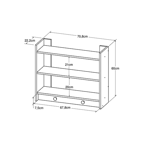 Repisa Amore,"PRODUCTO CON DETALLE"