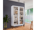 Vitrina 2 Puertas Blanca Amber,