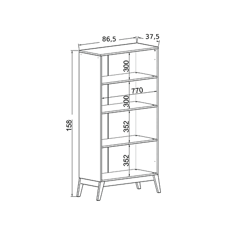 Vitrina 2 Puertas Blanca Amber,"PRODUCTO CON DETALLE"
