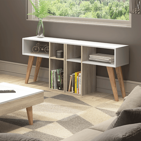 Mesa Arrimo Blanco/Nature 1001 Leaves,"PRODUCTO CON DETALLE"