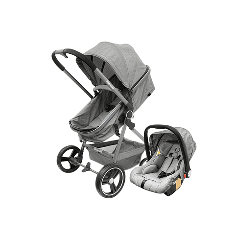 Coche Compact Travel System Gris,"PRODUCTO CON DETALLE"