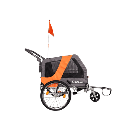 Carro Jogger Gris Baby Trailer Single,"PRODUCTO CON DETALLE"