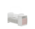 Cuna con Mudador Bambini Rosado,