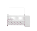 Cuna con Mudador Bambini Rosado,