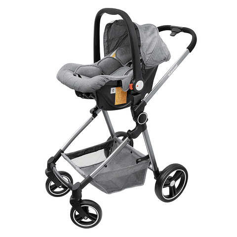 Coche Compact Travel System Gris,"PRODUCTO CON DETALLE"