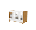 Cuna Madera New Zupi Blanca Caramelo ,