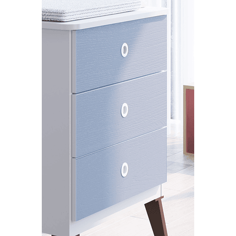 Cuna Con Cajonera Encanto Celeste,"PRODUCTO CON DETALLE"