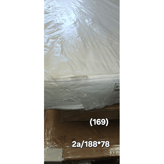 Colchón 188x78x14 Blanco Kidscool,