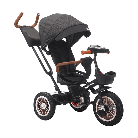 PRODUCTO ARMADO CON DETALLE - Triciclo Multifuncion Negro Luxor 360