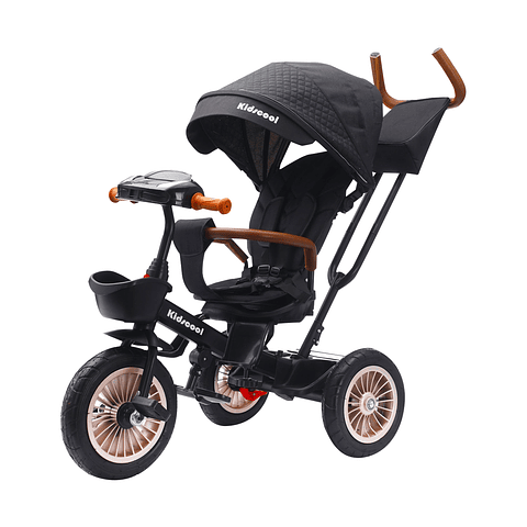PRODUCTO ARMADO CON DETALLE - Triciclo Multifuncion Negro Luxor 360