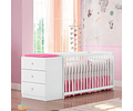 Cuna Con Comoda Gutti Blanca - PRODUCTO ARMADO CON DETALLE - 