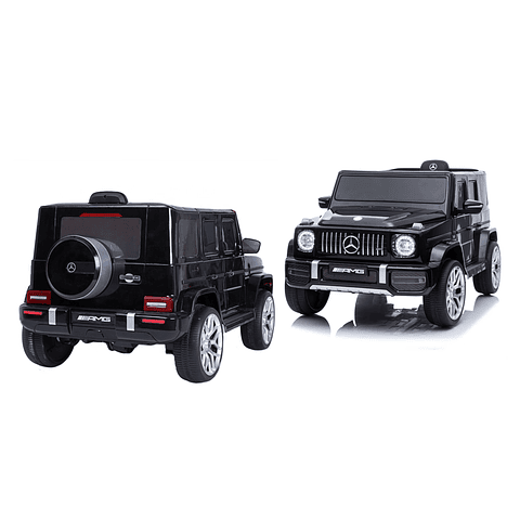 Auto a Batería Jeep G63 Con Licencia Mercedes 12V Negro PRODUCTO ARMADO CON DETALLE 