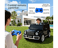 Auto a Batería Jeep G63 Con Licencia Mercedes 12V Negro PRODUCTO ARMADO CON DETALLE 