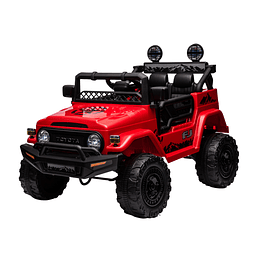 Jeep Rojo Toyota Fj Crusier 12V - PRODUCTO ARMADO CON DETALLE