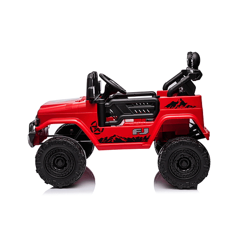 Jeep Rojo Toyota Fj Crusier 12V - PRODUCTO ARMADO CON DETALLE