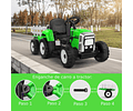 Tractor A Batería Con Remolque -PRODUCTO ARMADO CON DETALLE