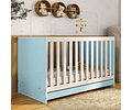 Cuna New 3 Funciones Celeste - PRODUCTO ARMADO CON DETALLE