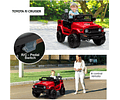 Jeep Rojo Toyota Fj Crusier 12V - PRODUCTO ARMADO CON DETALLE