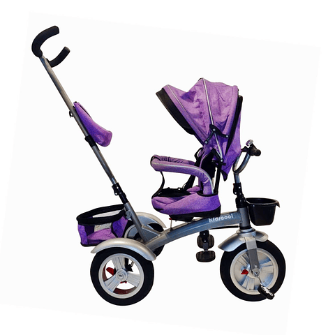 Triciclo Multifuncional City 360 Morado - PRODUCTO ARMADO CON DETALLE