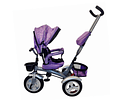 Triciclo Multifuncional City 360 Morado - PRODUCTO ARMADO CON DETALLE