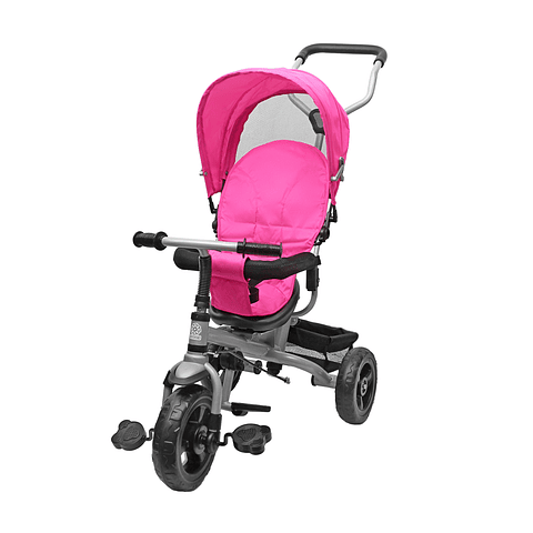 Triciclo 360 Stroller Rosado - PRODUCTO ARMADO CON DETALLE