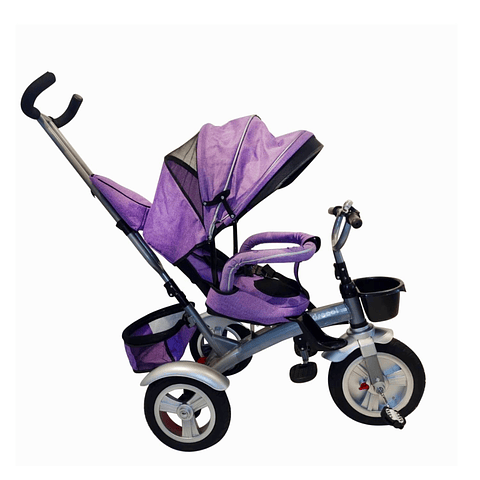 Triciclo Multifuncional City 360 Morado - PRODUCTO ARMADO CON DETALLE