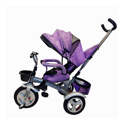 Triciclo Multifuncional City 360 Morado - PRODUCTO ARMADO CON DETALLE