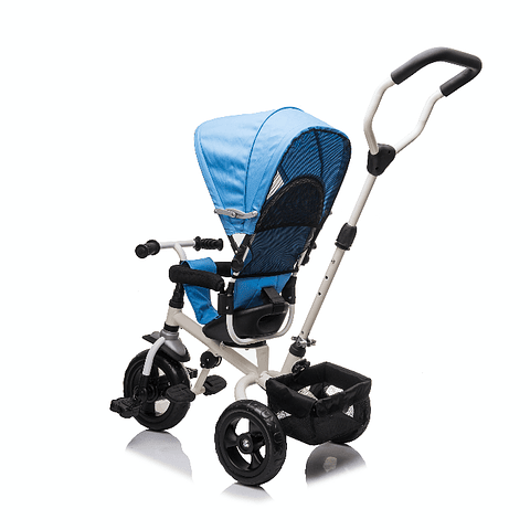 Triciclo 360 Stroller Azul - PRODUCTO ARMADO CON DETALLE