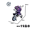Triciclo Multifuncional City 360 Morado - PRODUCTO ARMADO CON DETALLE