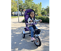 Triciclo Multifuncional City 360 Morado - PRODUCTO ARMADO CON DETALLE