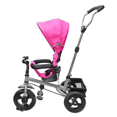 Triciclo 360 Stroller Rosado - PRODUCTO ARMADO CON DETALLE