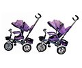 Triciclo Multifuncional City 360 Morado - PRODUCTO ARMADO CON DETALLE