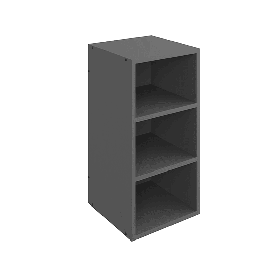 Repisa 3 Espacios Grafito 1007 Mov - 