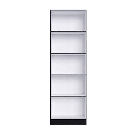 Estante Multiuso Parana 2 Puertas Negro Mate - "PRODUCTO CON DETALLE"